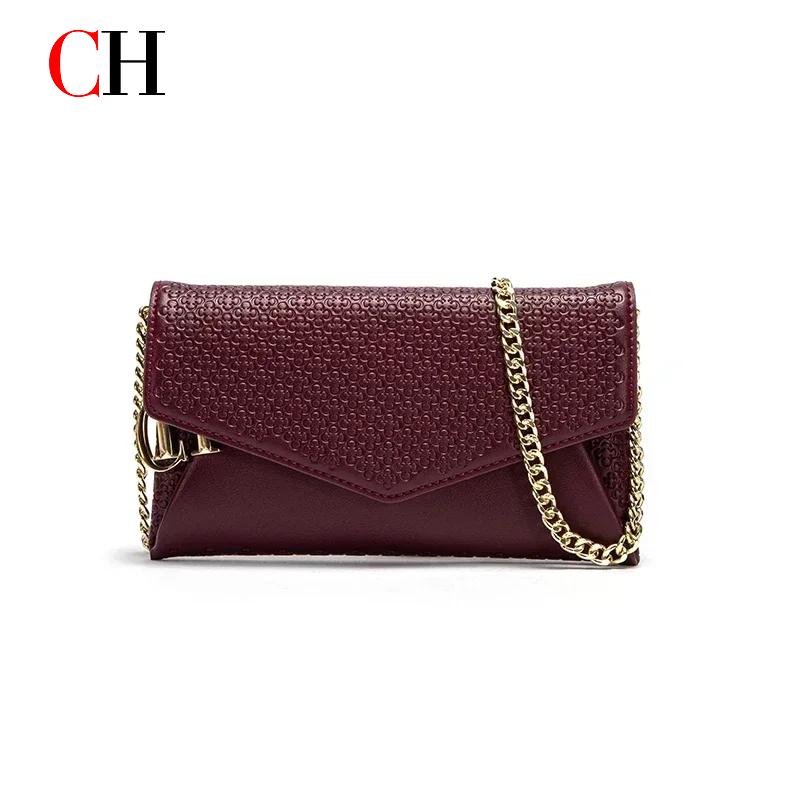 Women Bags Logo - Torebka damska CH Fashion, listonoszka, teksturowana