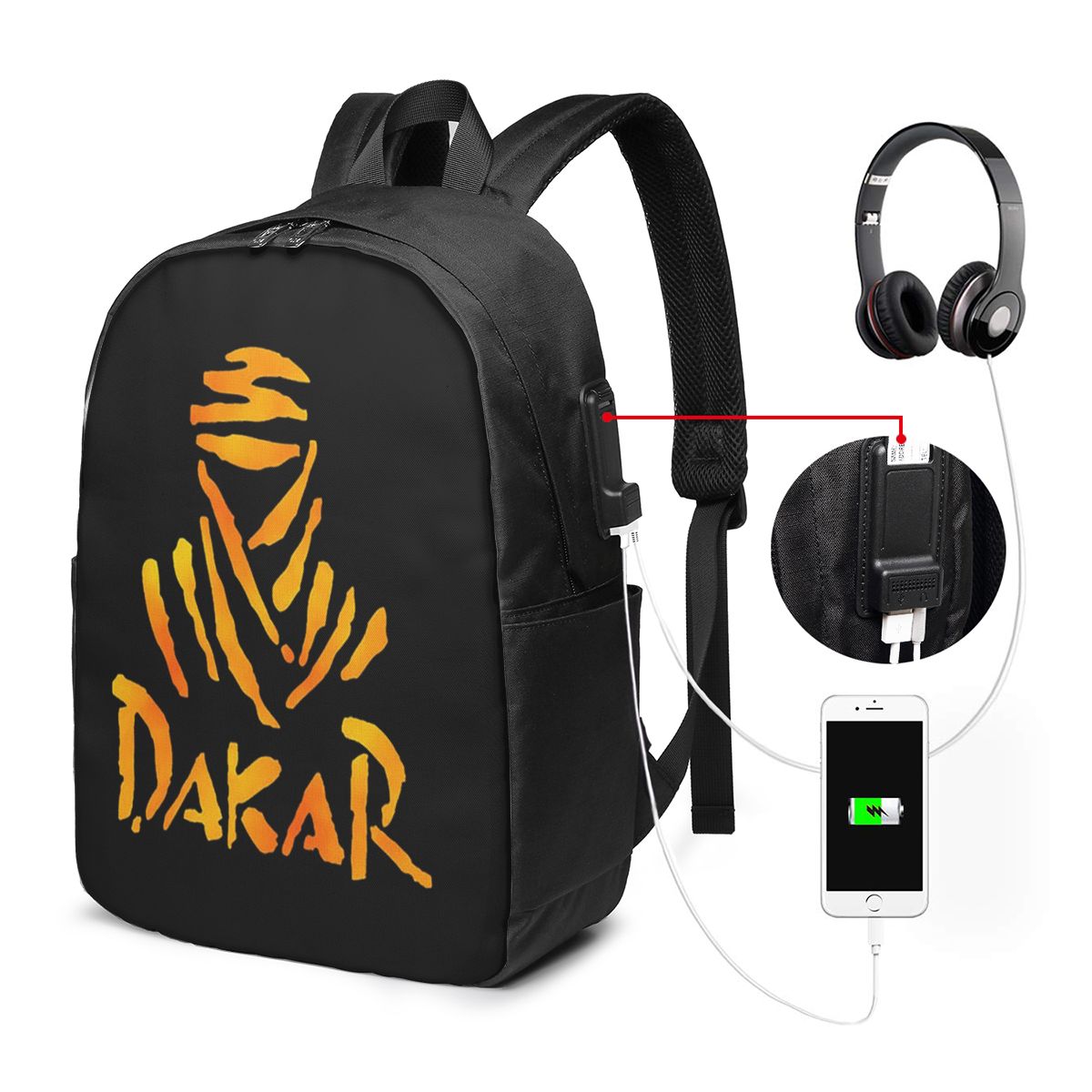 Women Bags For College - Plecak motocyklowy na Rajl Dakar, torba