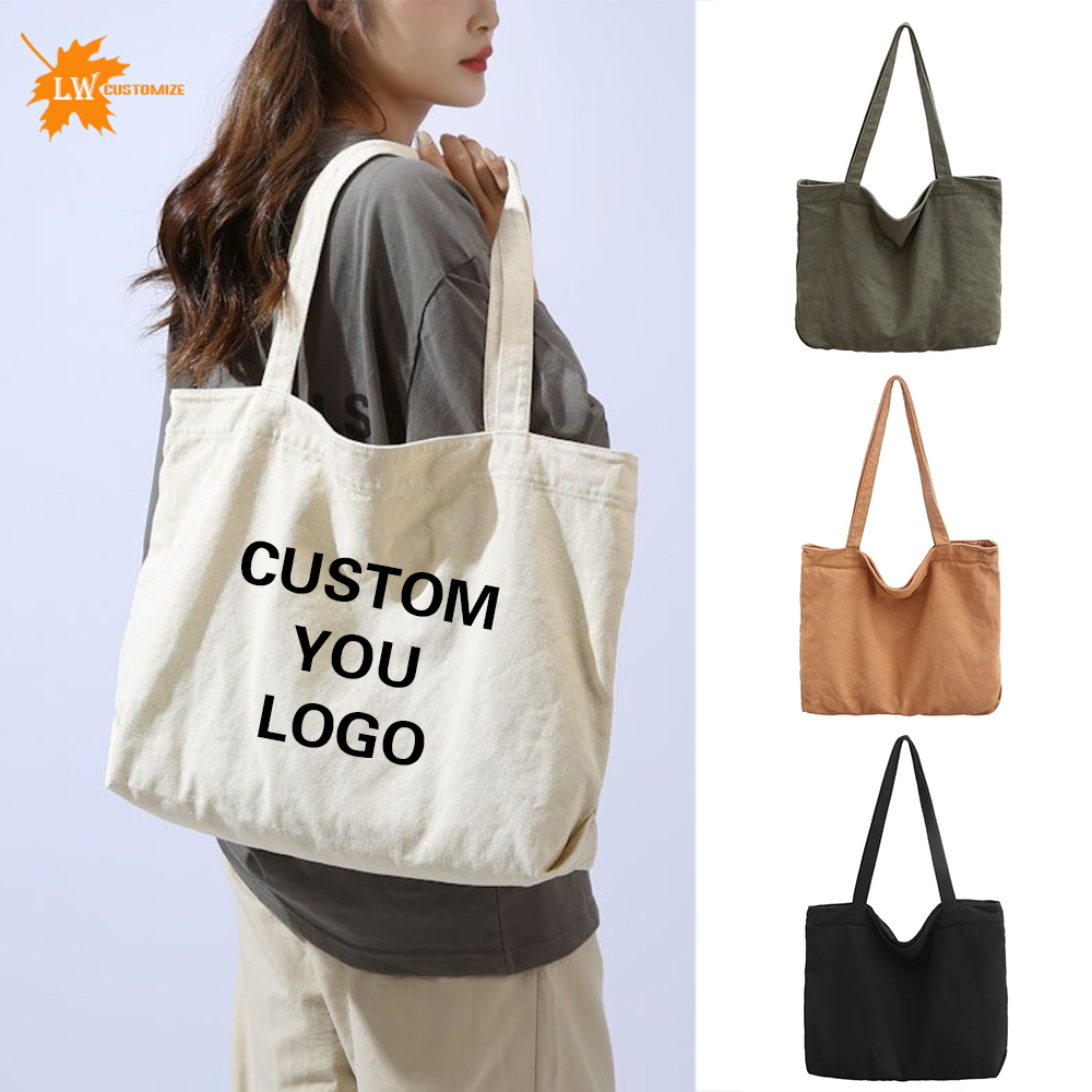 Women Bags Logo - Torba płócienna z własnym logo, duża