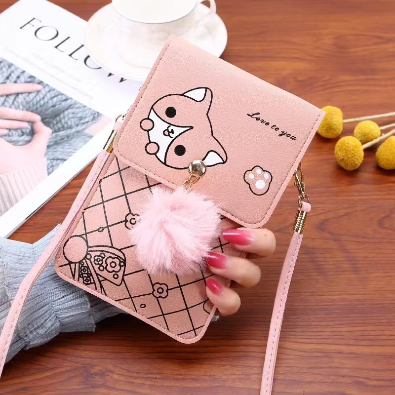 Women'S Bags Cross Body - Urocza torebka na telefon z ekranem