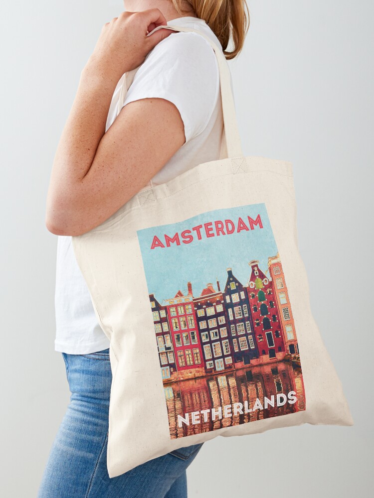 Women Bags Netherlands - Torba na zakupy z motywem kolorowych