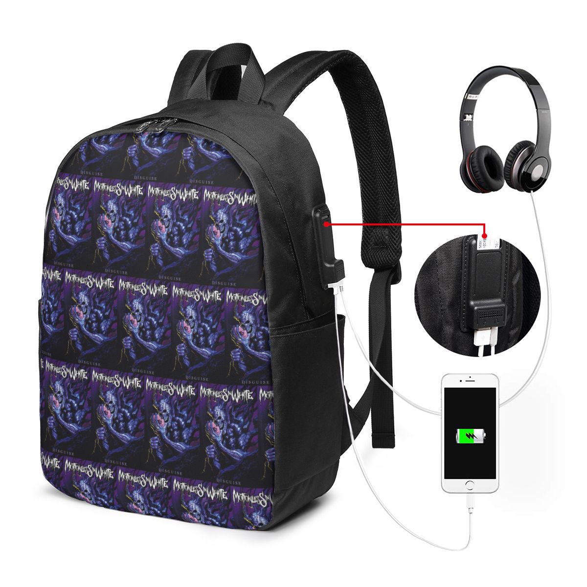 Plecak Motionless In White, to – Women Bags For College recenzja i cena