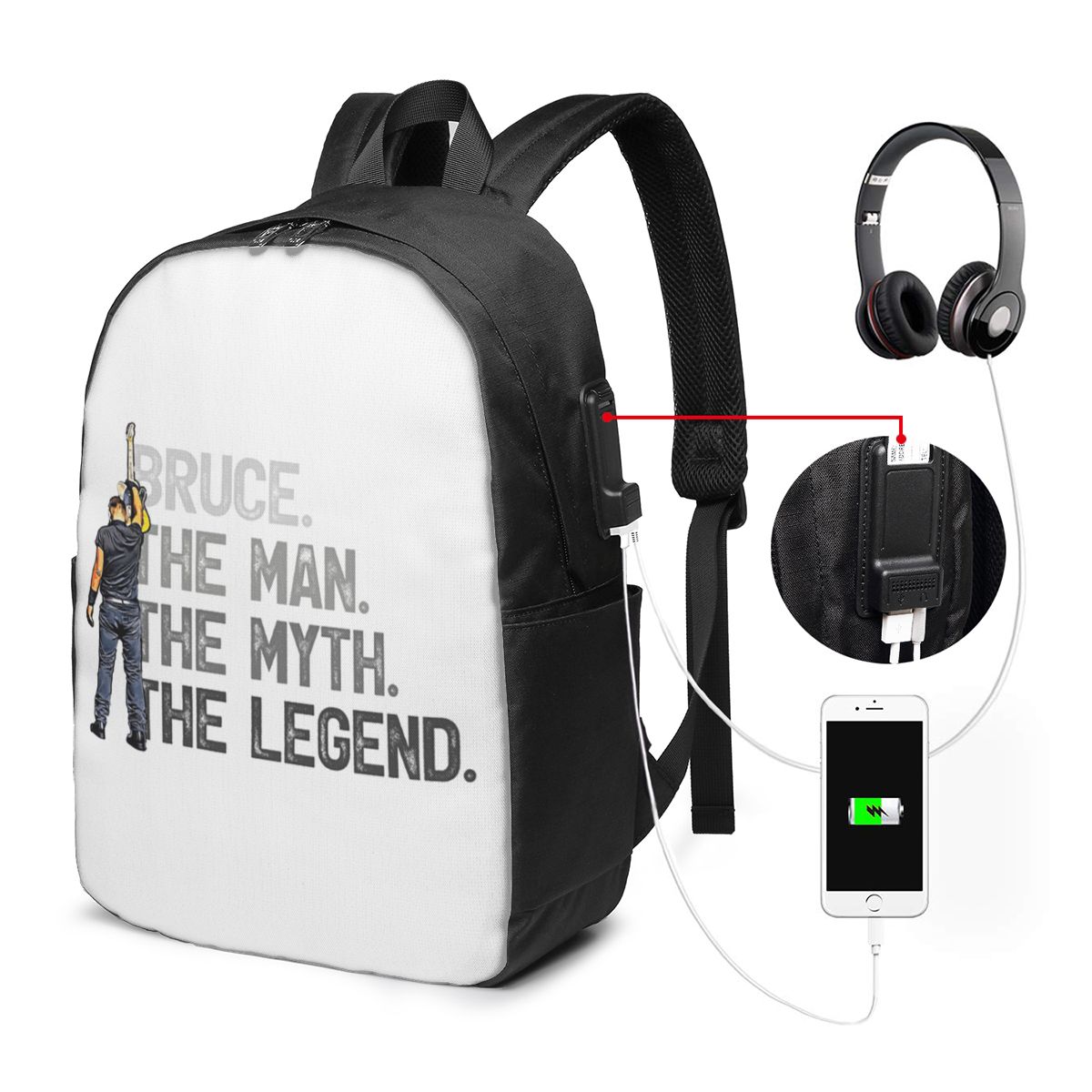 Plecak Bruce Springsteen, torb – Women Bags For College recenzja i cena