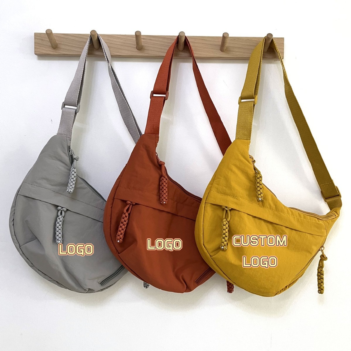 Torba crossbody z nylonu z wła – Women Bags Logo recenzja i cena