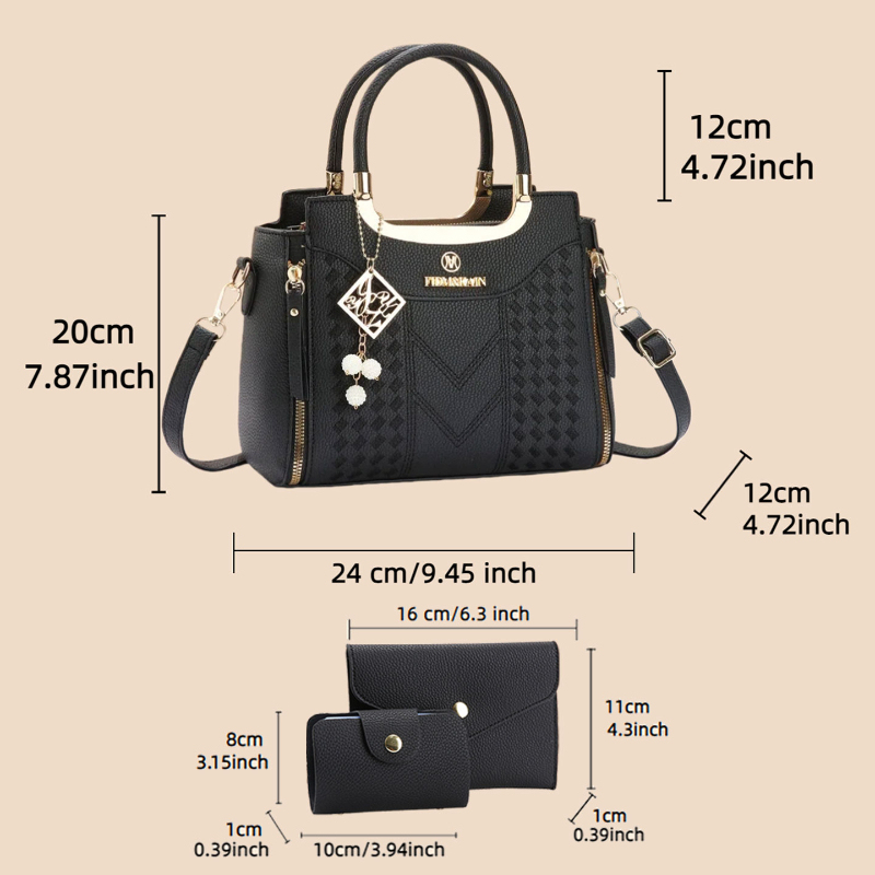 3-częściowy zestaw torebek wyk – Women'S Bags Cross Body recenzja i cena