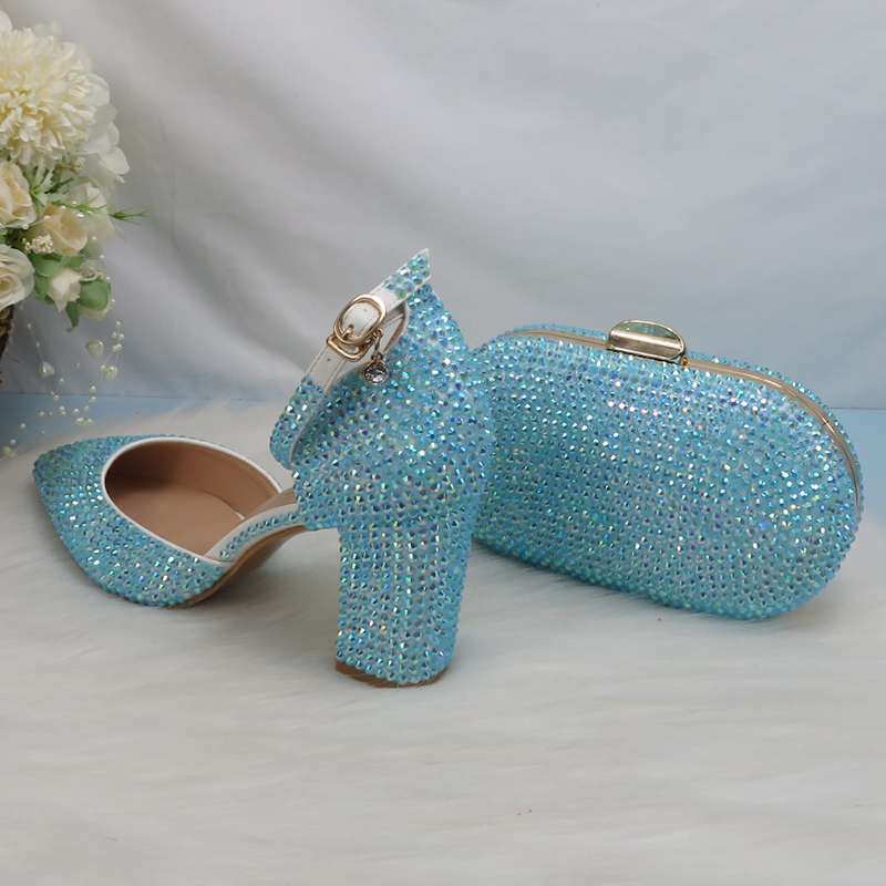 Nowe Niebiesko-Zielone AB Błys – Women Bags And Shoes recenzja i cena