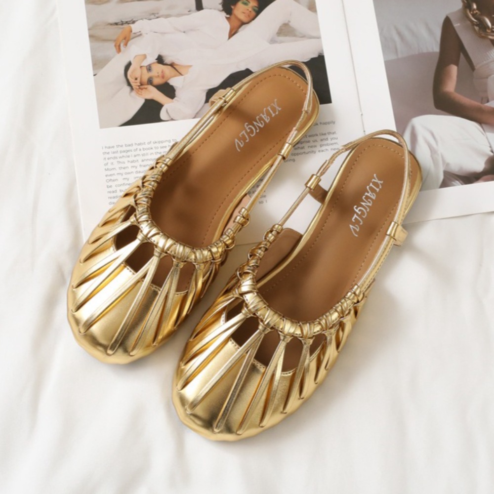 Damskie płaskie sandały z fran – Women Bags And Shoes recenzja i cena