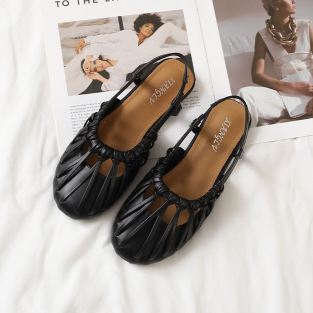 Damskie płaskie sandały z fran – Women Bags And Shoes recenzja i cena