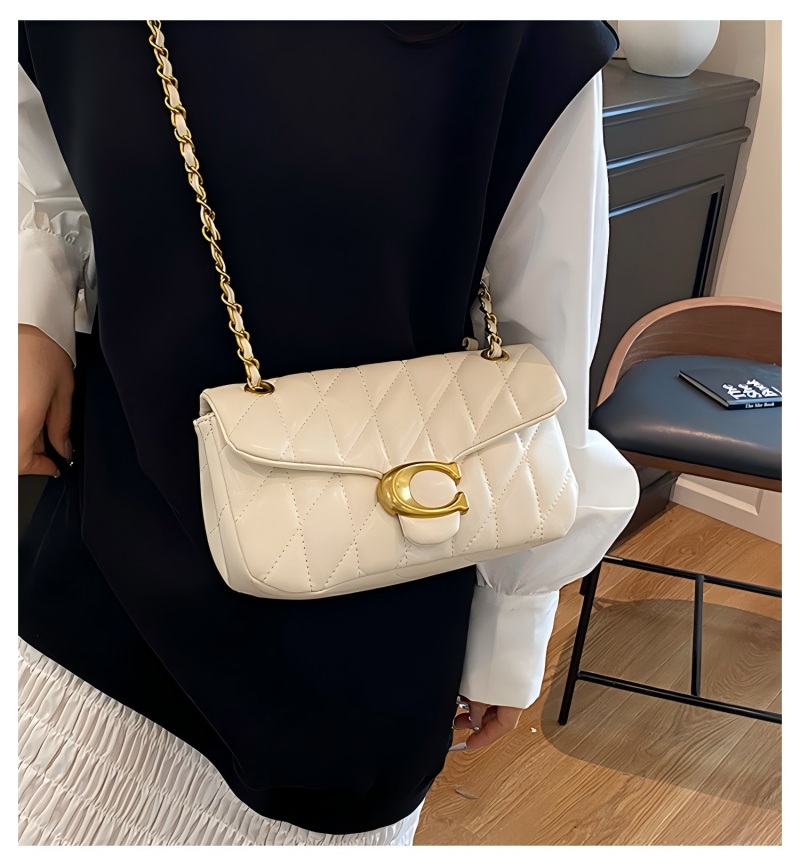 Damska pikowana skórzana torba – Women Bags Logo recenzja i cena