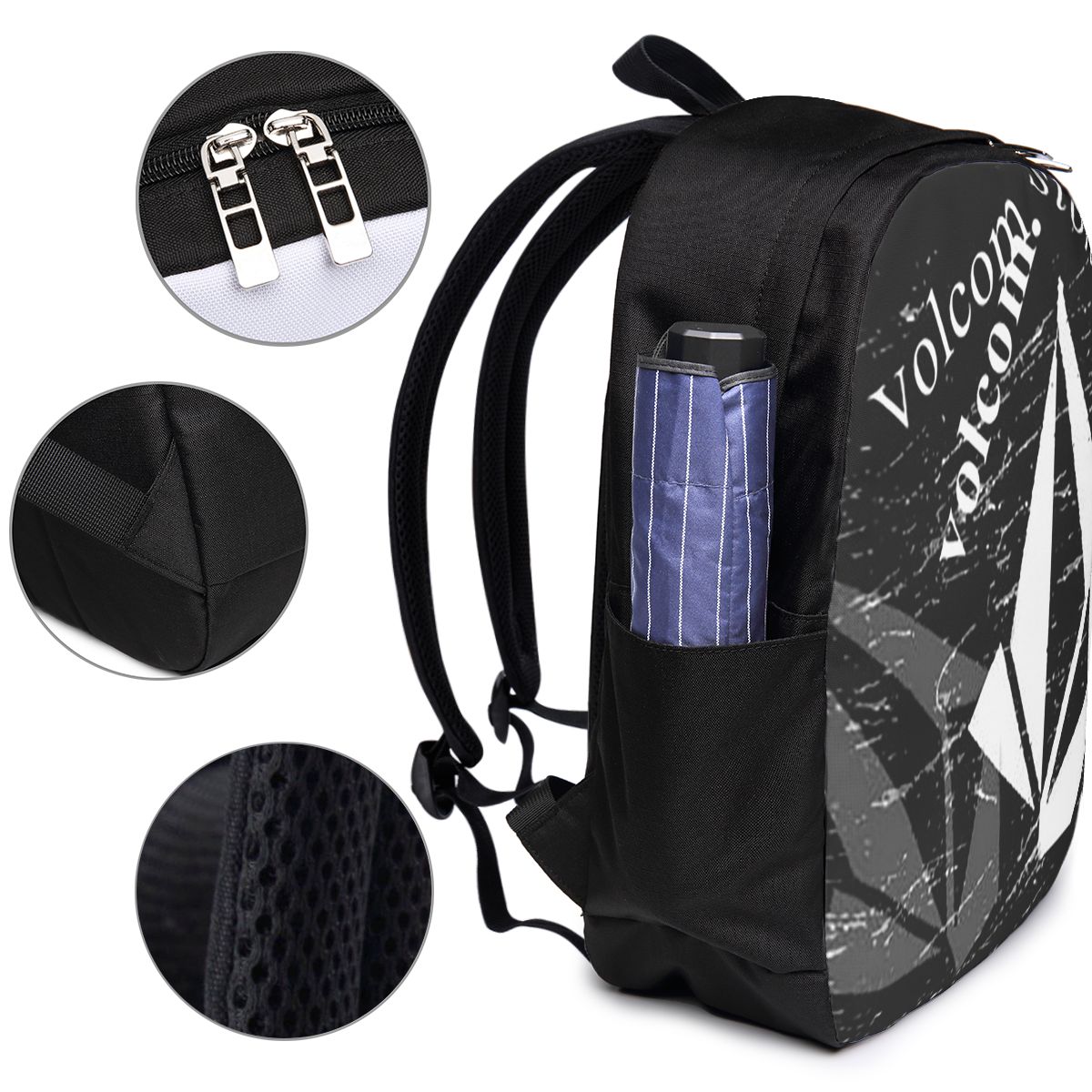 Plecak z logo V-Volcom, torba  – Women Bags Logo recenzja i cena