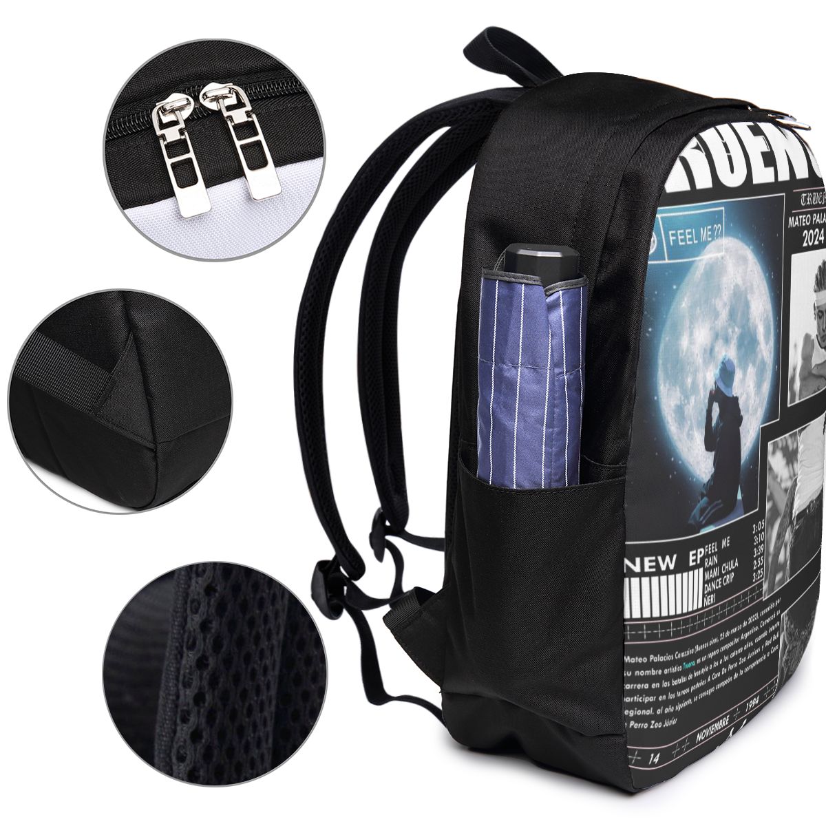 Zabawny plecak Trueno Hip Hop  – Women Bags For College recenzja i cena