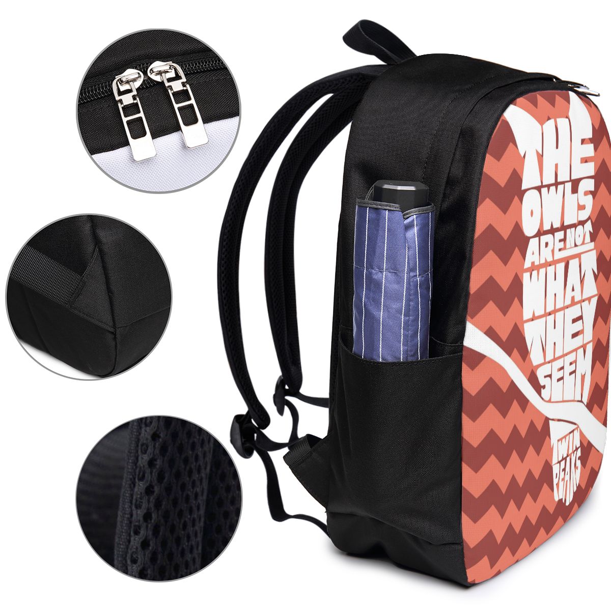 Plecak Twin Peaks Czerwony Pok – Women Bags For College recenzja i cena