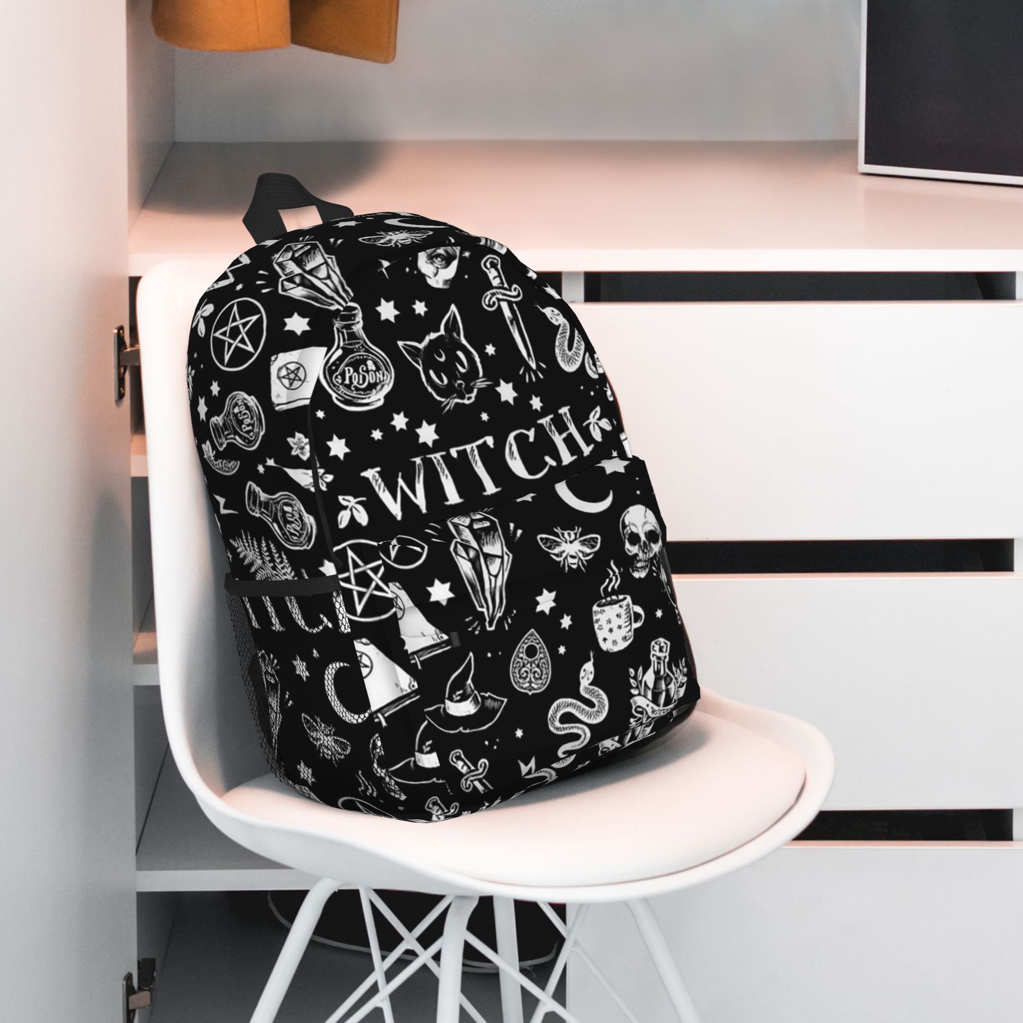Plecak z motywem czaszki, kota – Women Bags Designer Sale recenzja i cena
